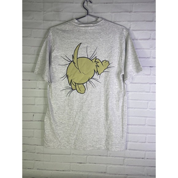 VTG Hanna-Barbera Muttley Dog Wacky Races Double Sided T-Shirt USA Mens Size S - Picture 3 of 7